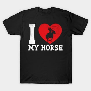 I Love My Horse T-Shirt